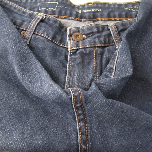 Levi's Demi Curve Modern Rise Skinny Jean Medium Wash - 30 x 32 (10M) - Picture 6 of 10